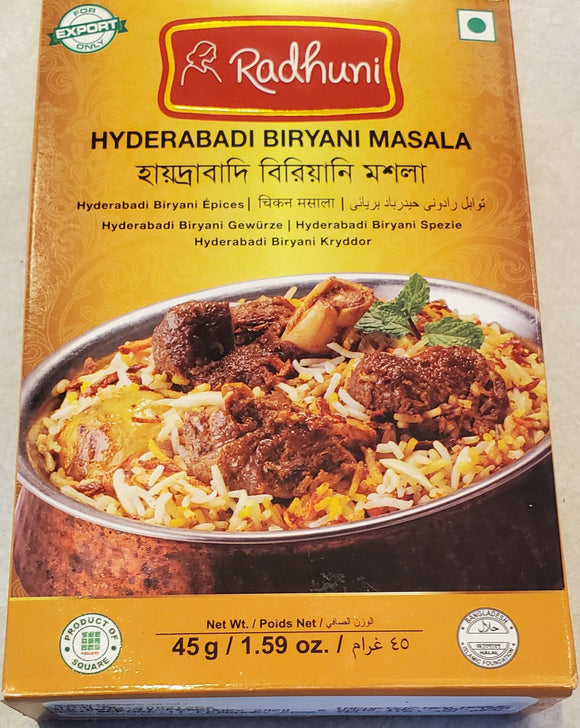 Radhuni Hyderabadi Biriyani Masala